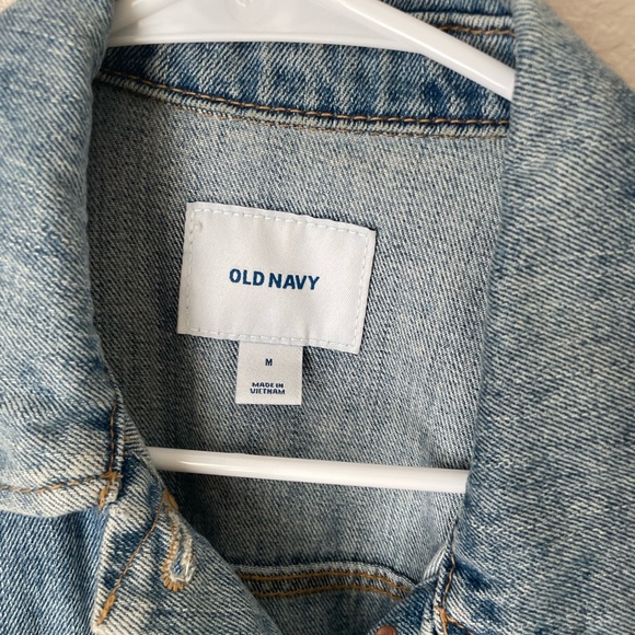 Old Navy boyfriend denim jacket - Picture 2 of 5